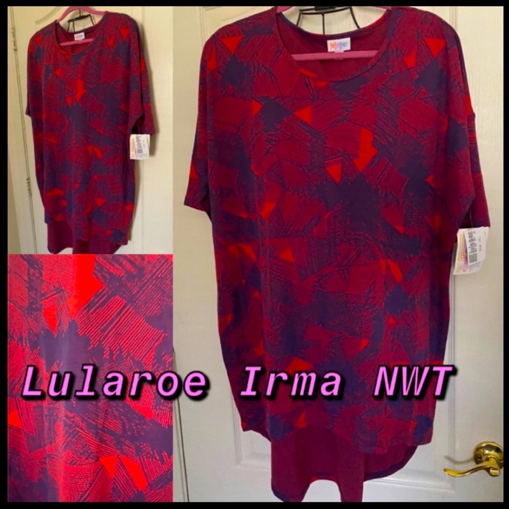 SOLD Irma 2XL red/purple, NWT
